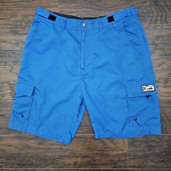 Pelagic Socorro Shorts Men's 34 Cargo Performance Offshore Fishing Outdoor Gear - Picture 1 of 8